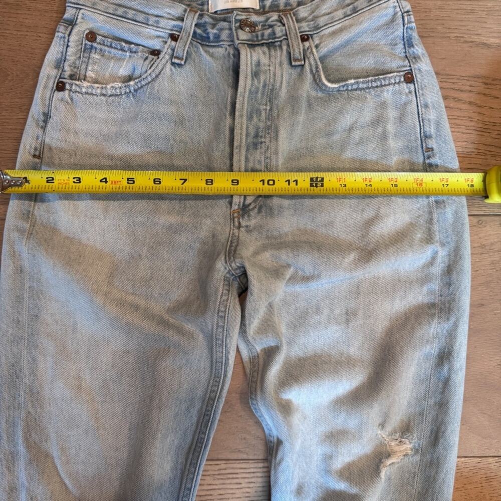 Agolde Riley High Rise Cropped Jeans Size 25 - Picture 11 of 16
